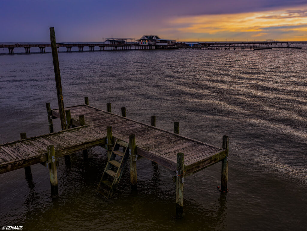 Aerial drone photo of Fairhope Pier, Fairhope AL